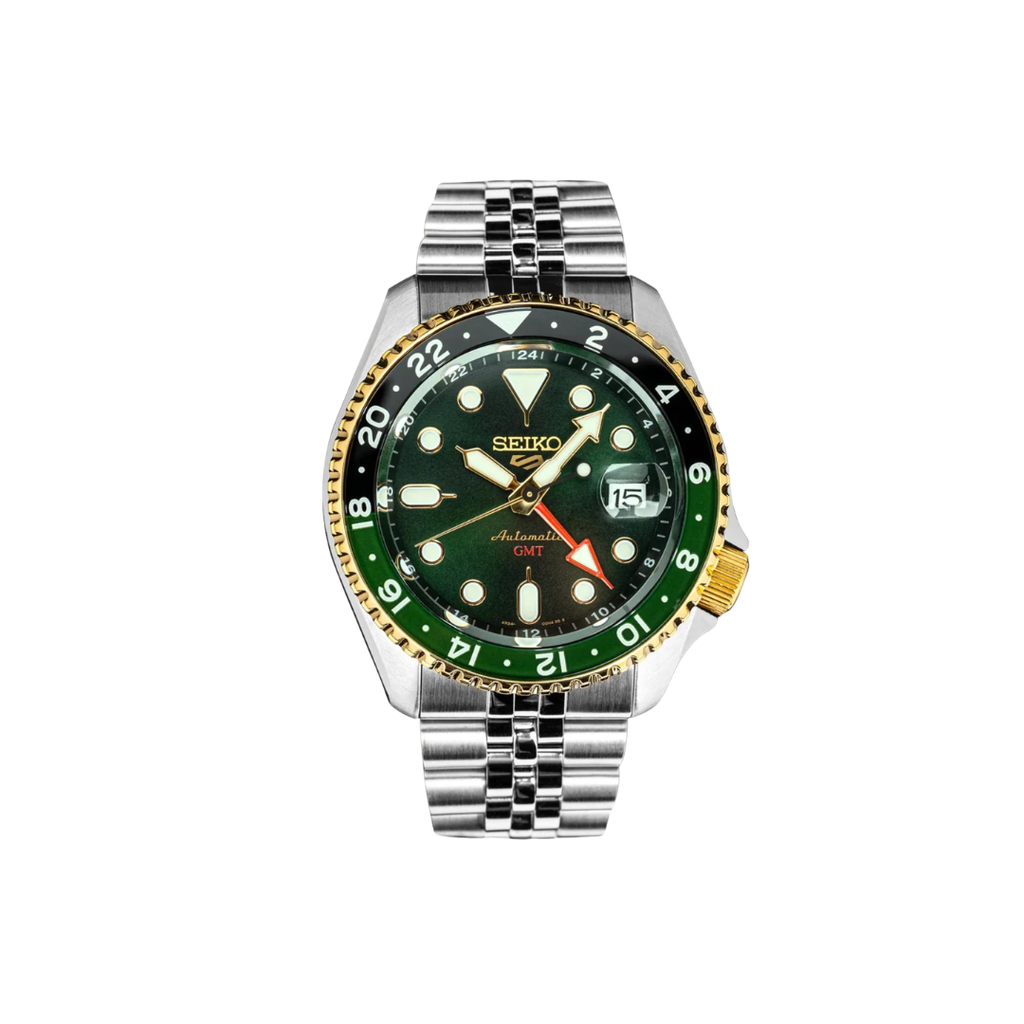 Seiko 5 Sports Forest Green Sunrise - India Limited Edition GMT 42.5 mm