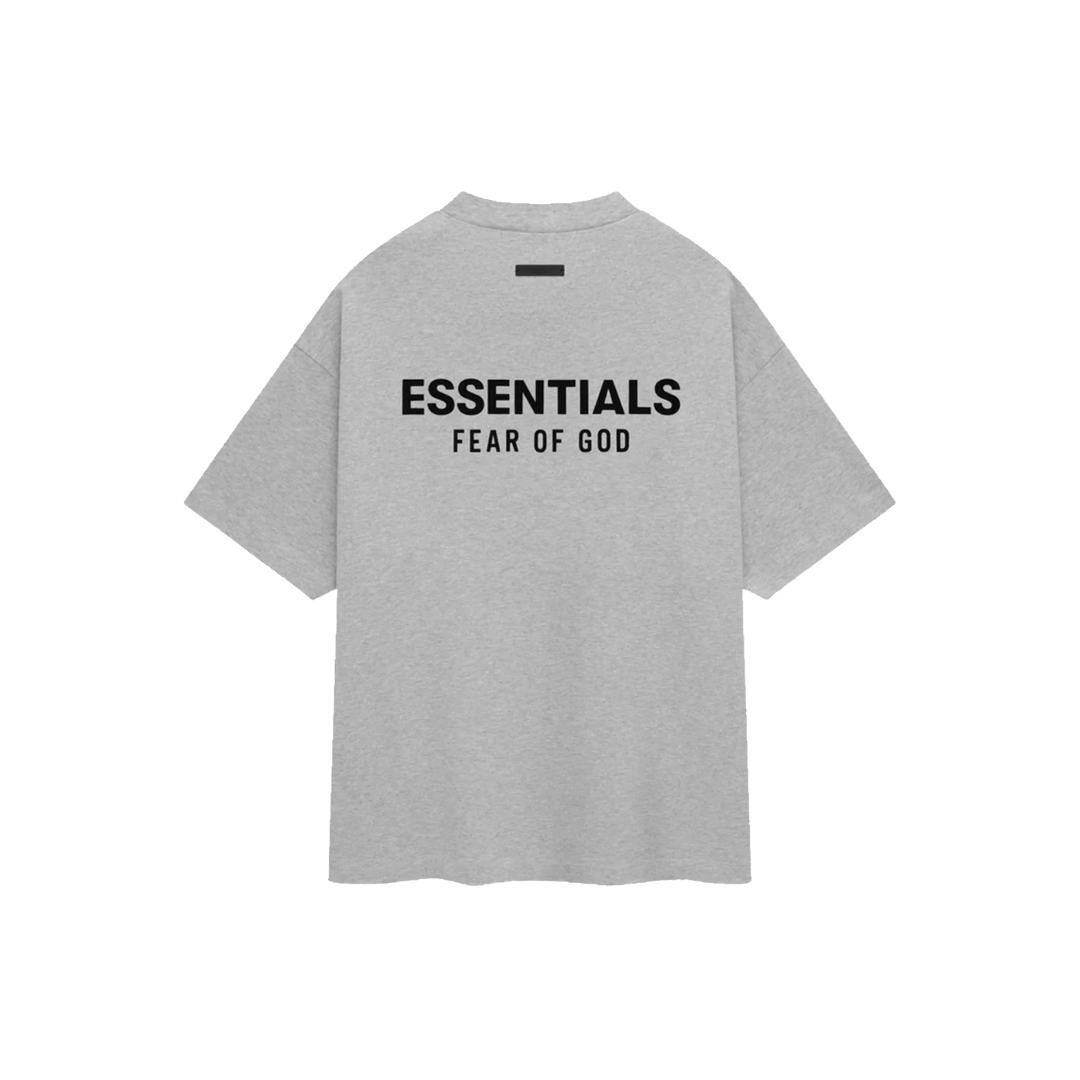 Fear of God Essentials Jersey Crewneck T-Shirt Light 'Heather Grey'