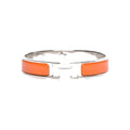Hermes Bracelet Narrow Clic Clac H Enamel Gm Orange