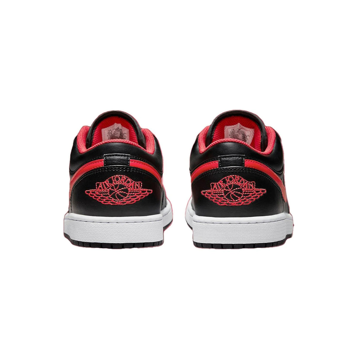 Air Jordan 1 Low "Black Fire Red White / White Toe"