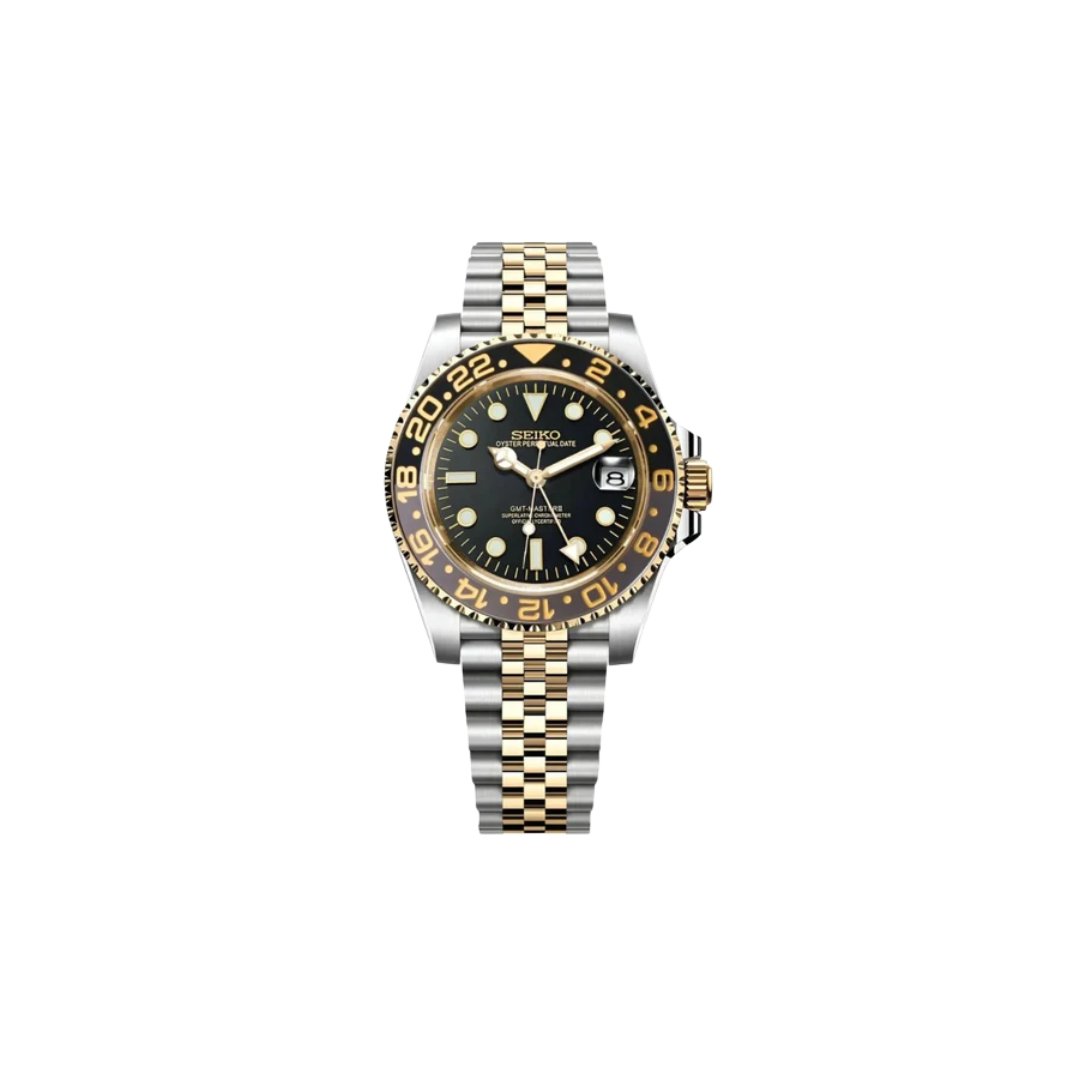 Seiko Mod GMT Bruce Wayne