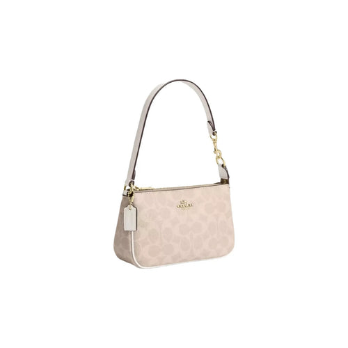Coach Nolita 19 In Signature Canvas in Gold Sand Chalk