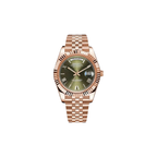 Seiko Mod Day-Date Rose Gold Green