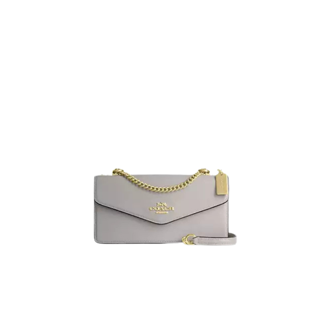 Coach Klare Envelope Crossbody Bag Gray