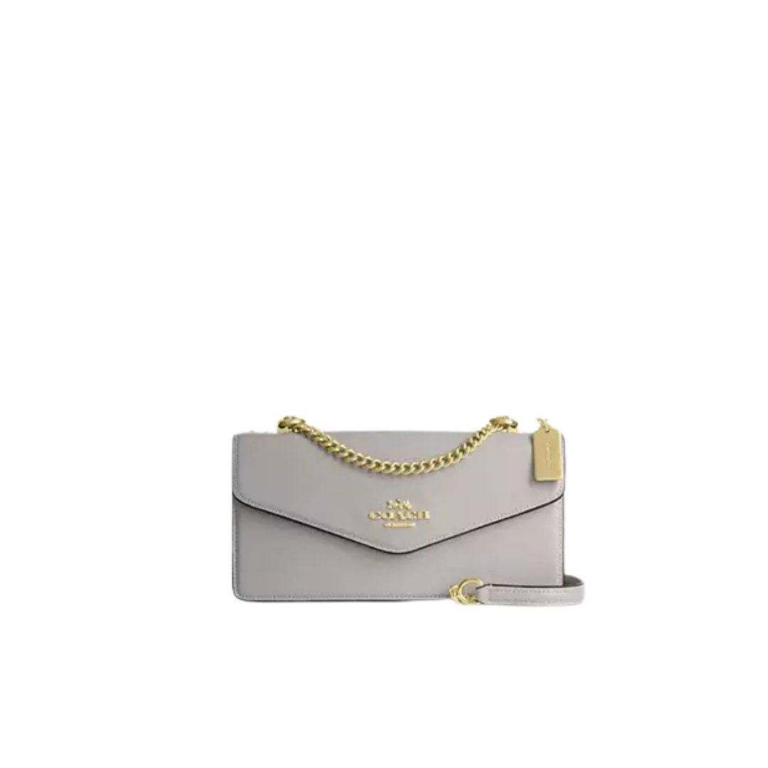 Coach Klare Envelope Crossbody Bag Gray