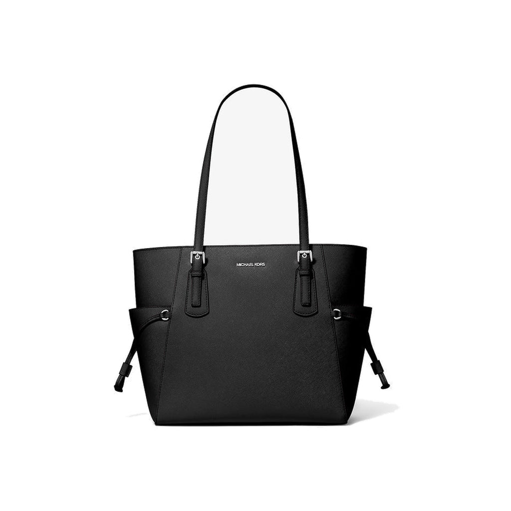 Michael Kors Voyager Large Saffiano Leather Tote Bag Black