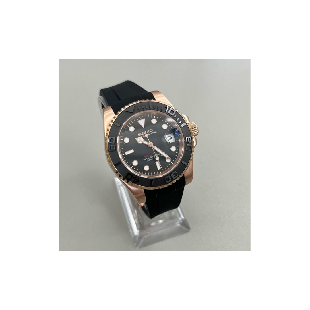 Seiko Mod Yacht Master 'Rose Gold'