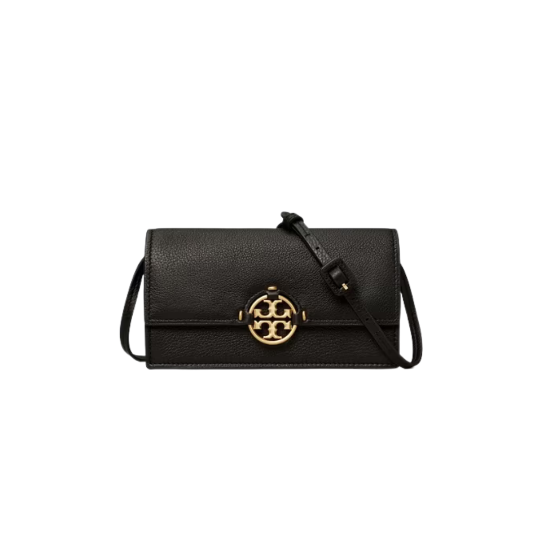 Tory Burch Black Miller Small Cross Body Bag Black