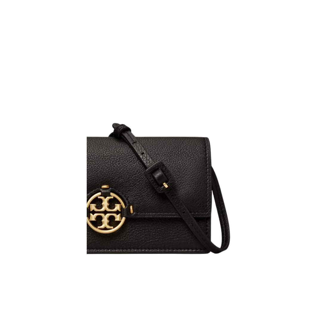 Tory Burch Black Miller Small Cross Body Bag Black