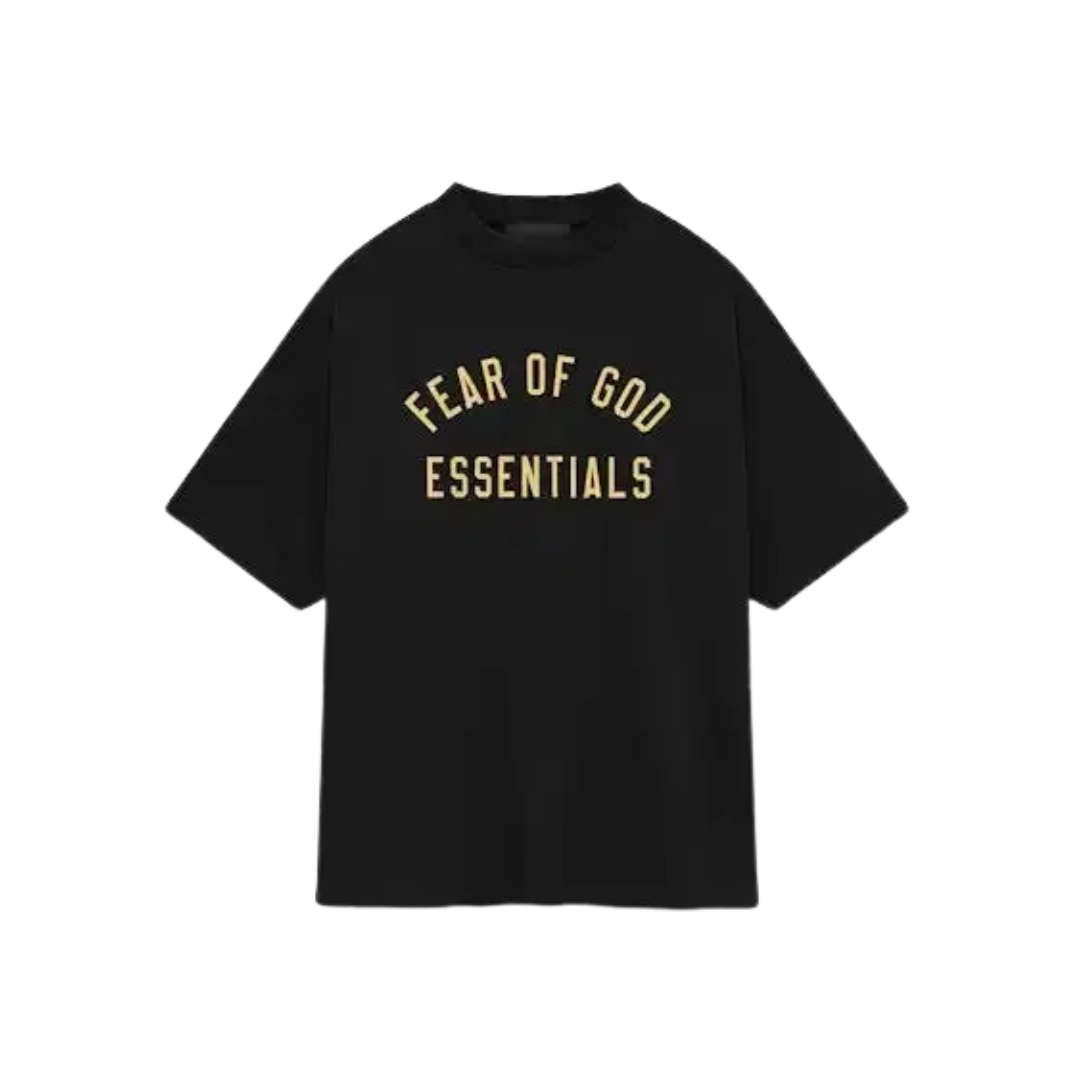 Fear of God Essentials Black Jersey Crewneck Tee