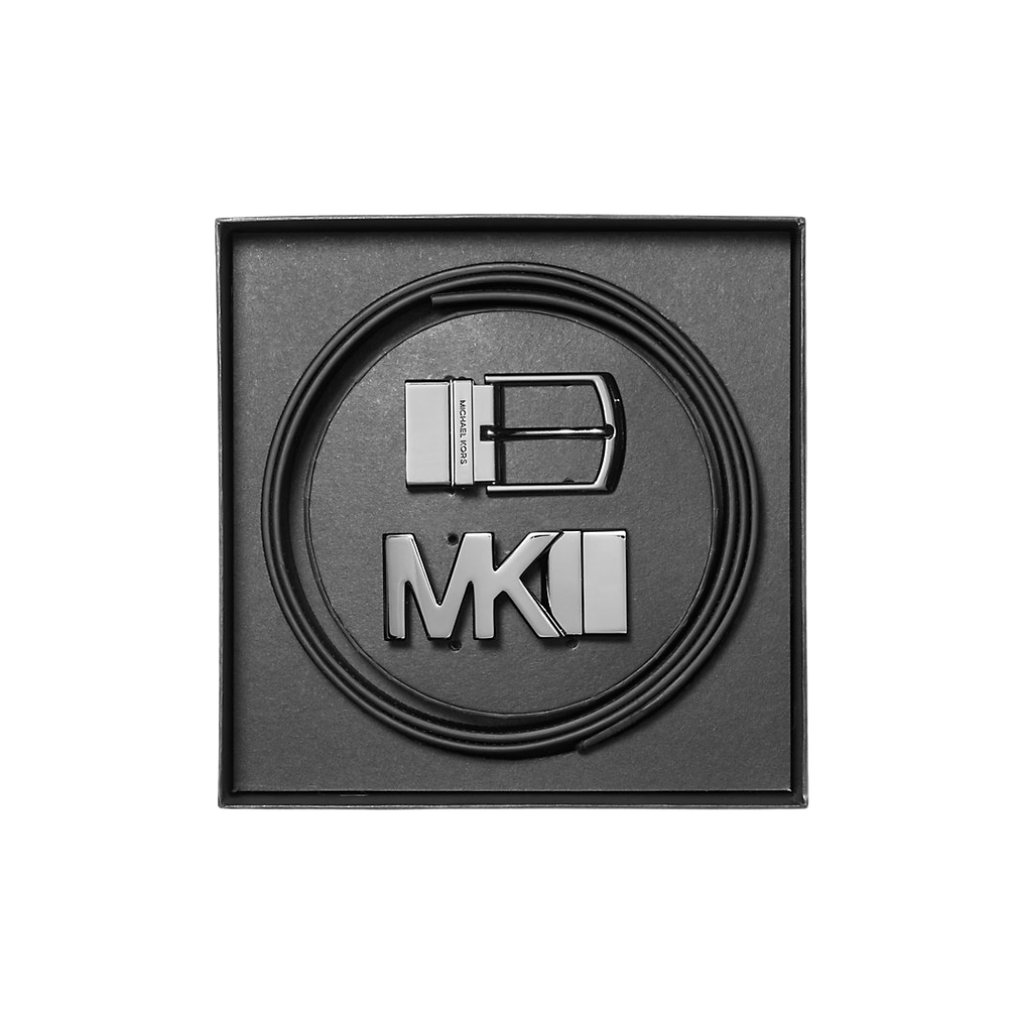Michael Kors mens 4-in-1 Signature Logo Belt Box Set