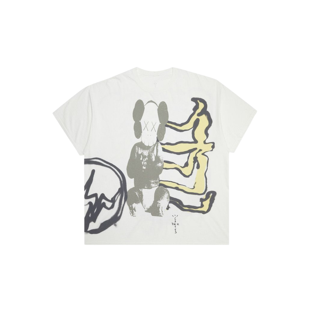 Cactus Jack By Travis Scott X Kaws For Fragment Tee 'Vintage Wash'