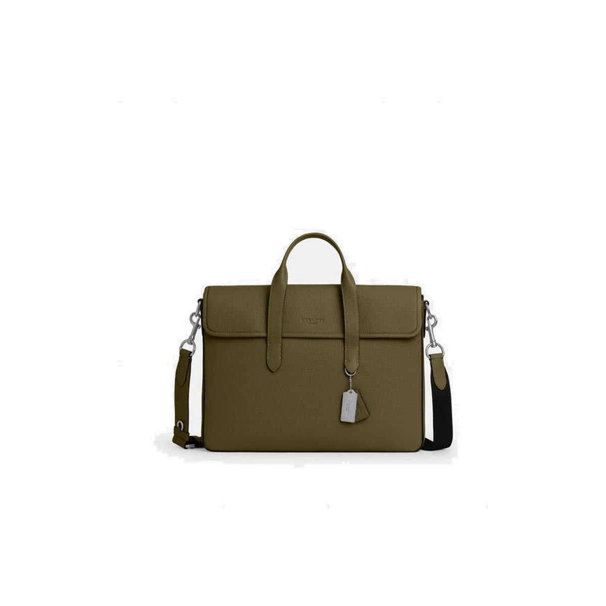 Coach Sullivan Portfolio Brief Silver Olive