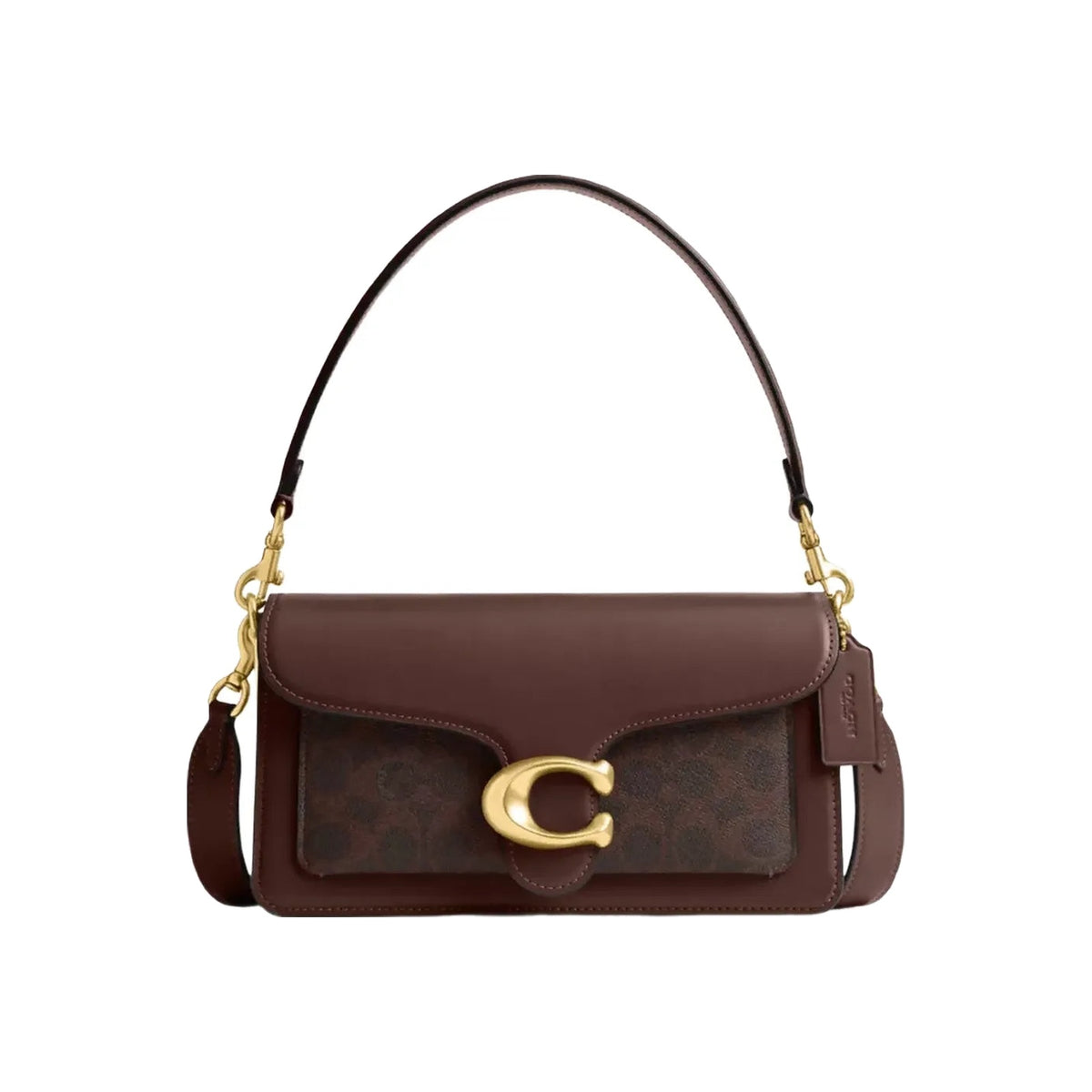 Coach Tabby Shoulder Bag 26 In Signature Canvas in Brass Maple