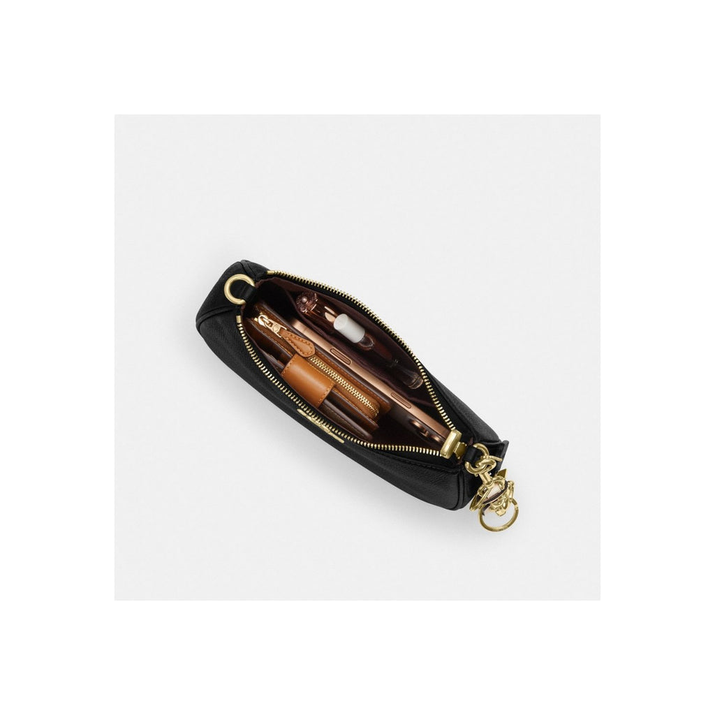 Coach Teri Shoulder Bag Gold Black