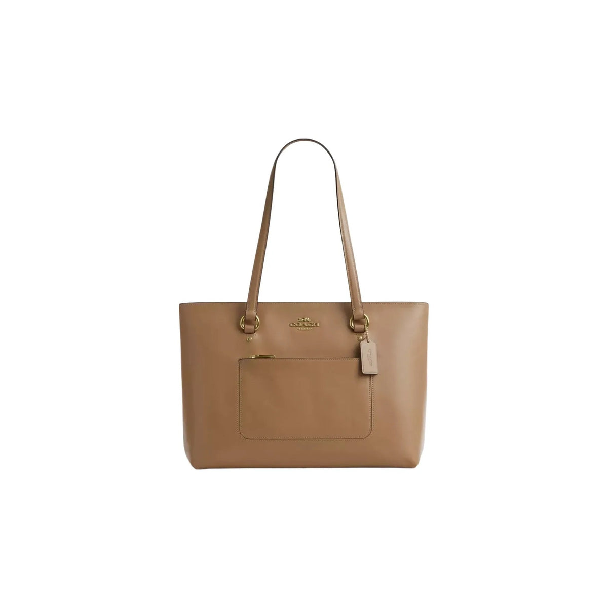 Coach Station Tote Bag in Gold Sandy Beige