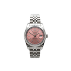 Seiko Mod Datejust Pink Dial womens