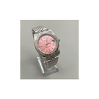 Seiko Mod Datejust Pink Dial womens