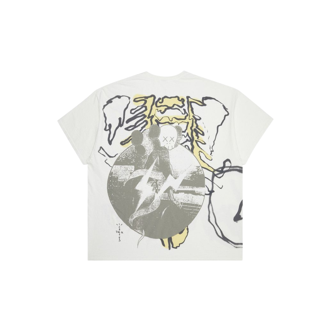 Cactus Jack By Travis Scott X Kaws For Fragment Tee 'Vintage Wash'