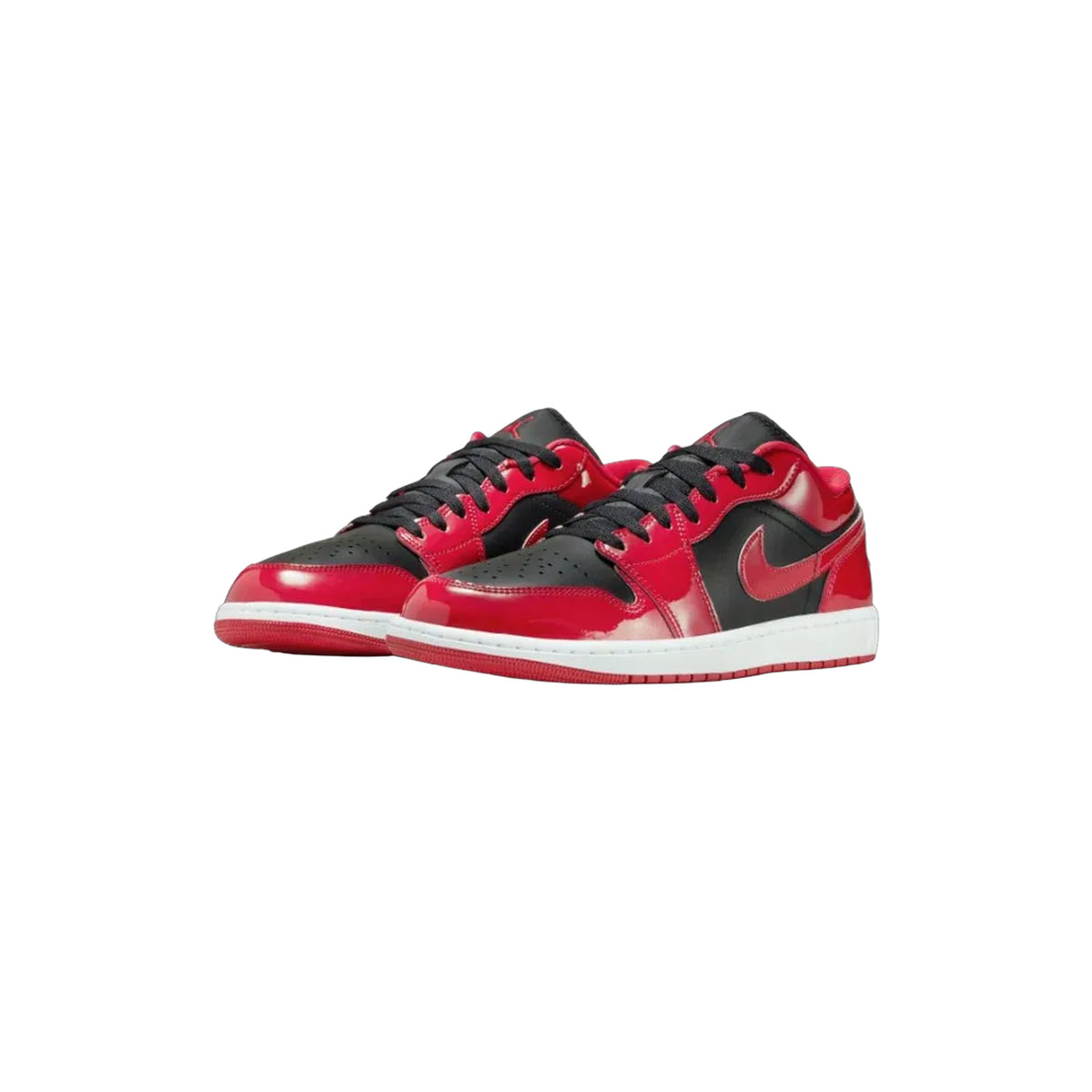 Air Jordan 1 Low SE Patent Varsity Red Black