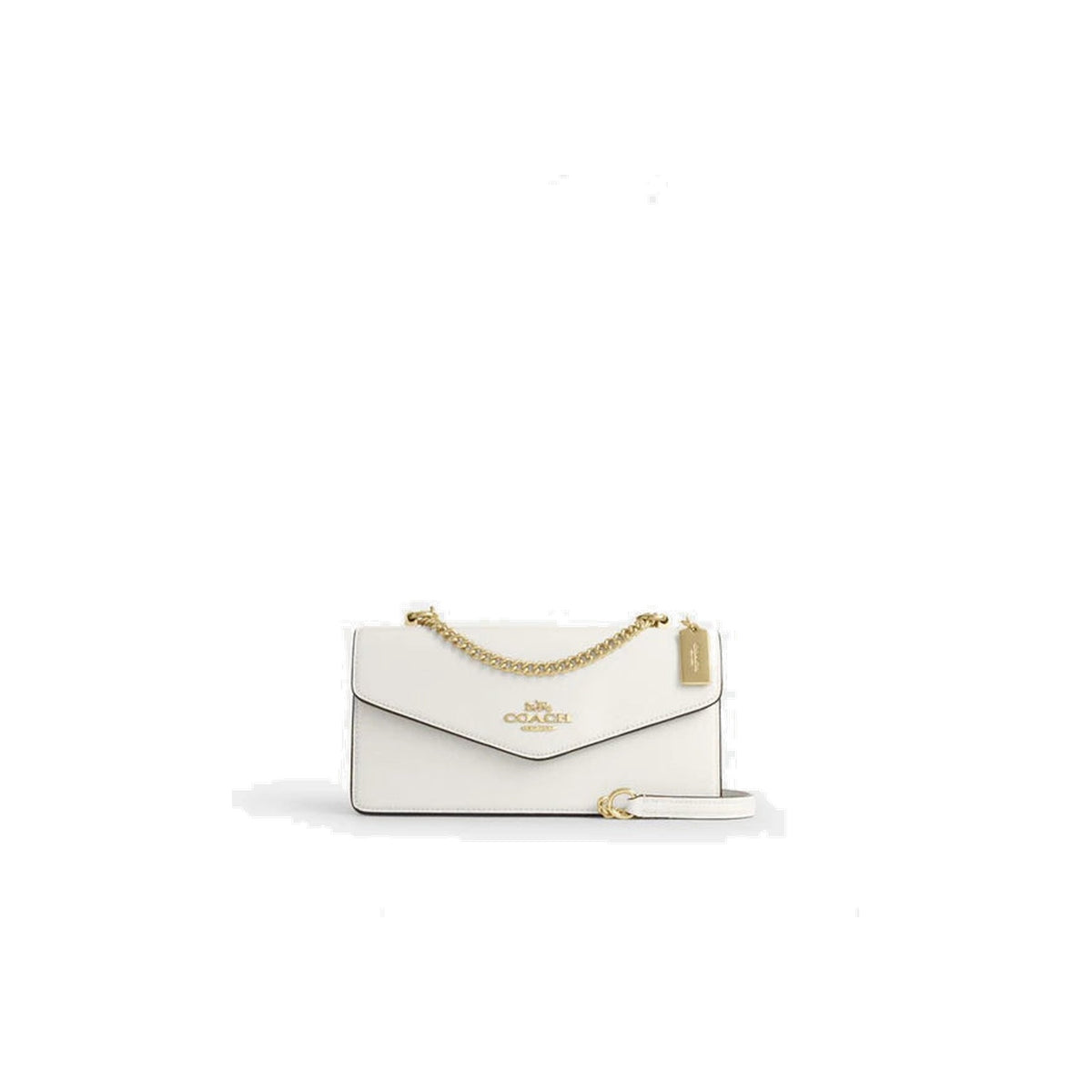 Coach Klare Envelope Crossbody Bag Gold Chalk