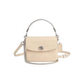 Coach Restored Cassie Crossbody Bag 19 in Silver Ivory