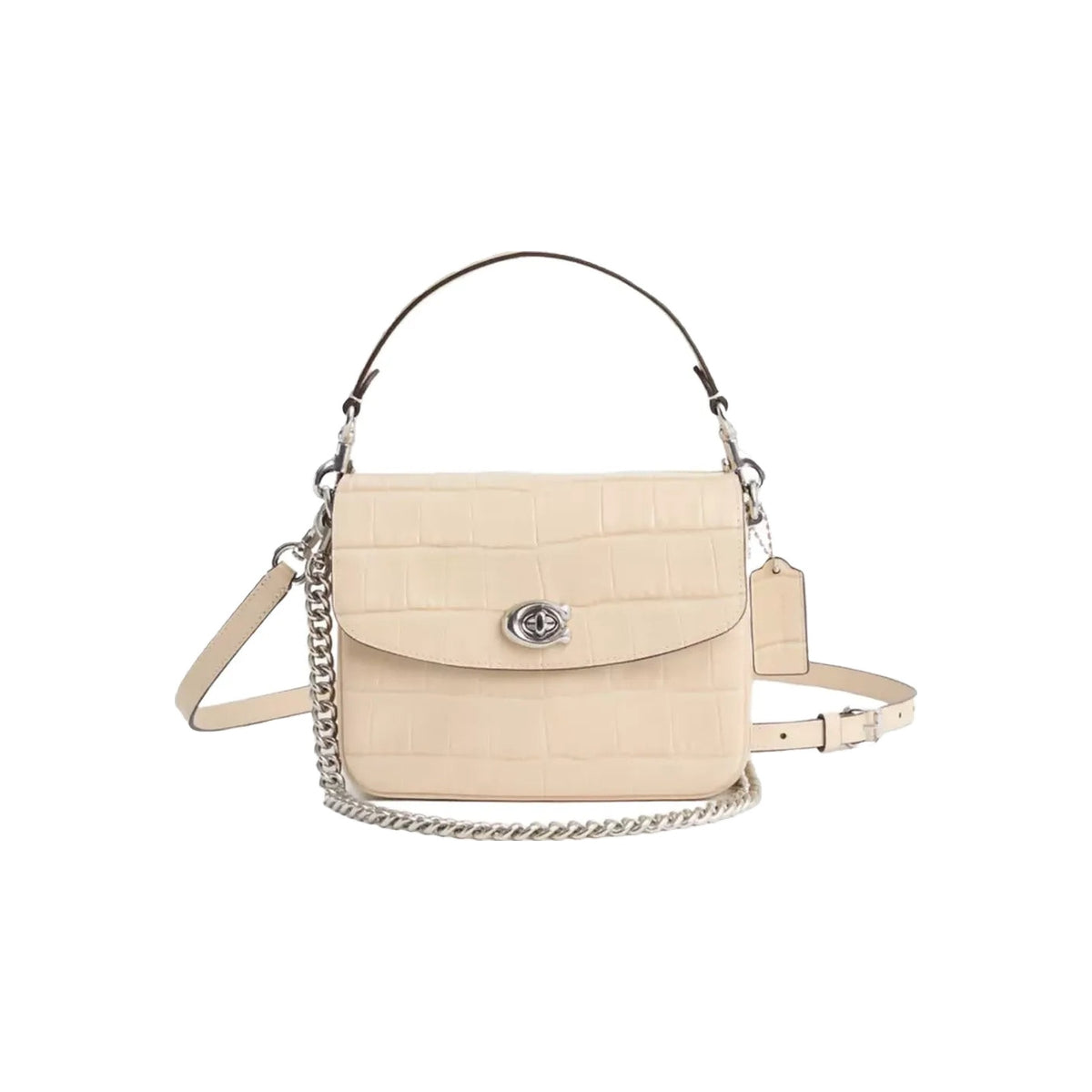 Coach Restored Cassie Crossbody Bag 19 in Silver Ivory