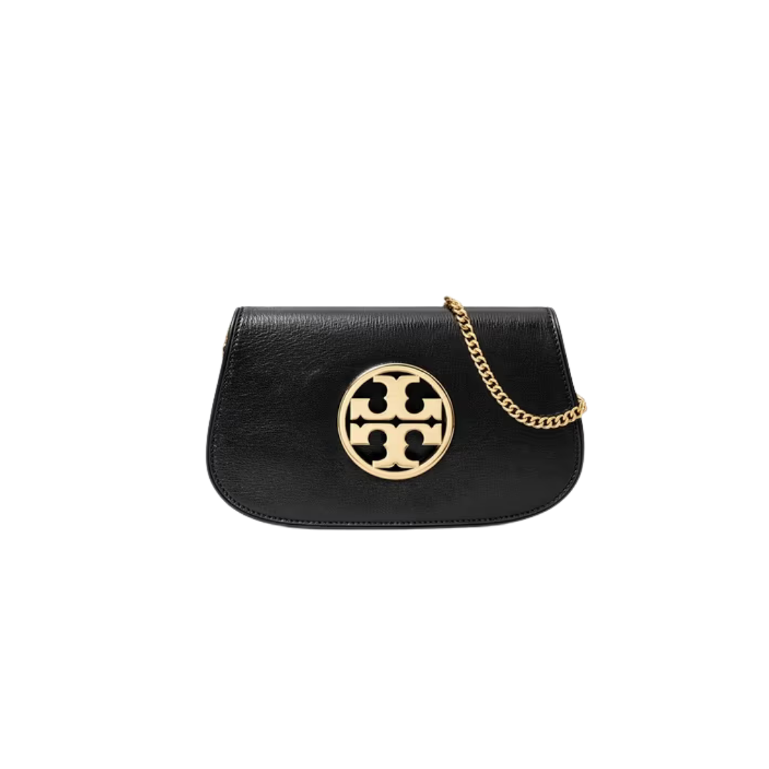 Tory Burch Black  Reva Clutch Bag