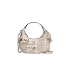 coach Carmen Mini Crossbody Bag With Newspaper Print