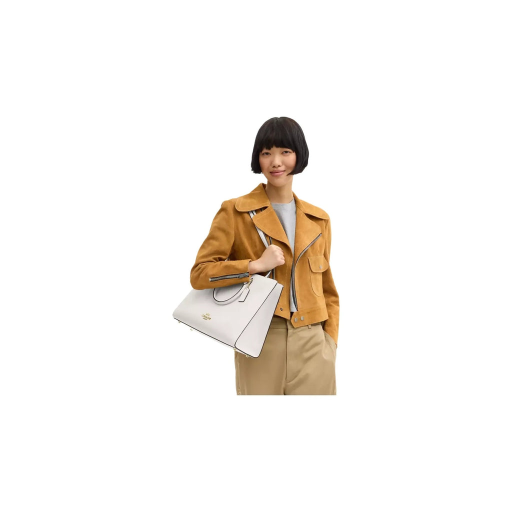 Coach Maggie Tote Bag in Gold Chalk