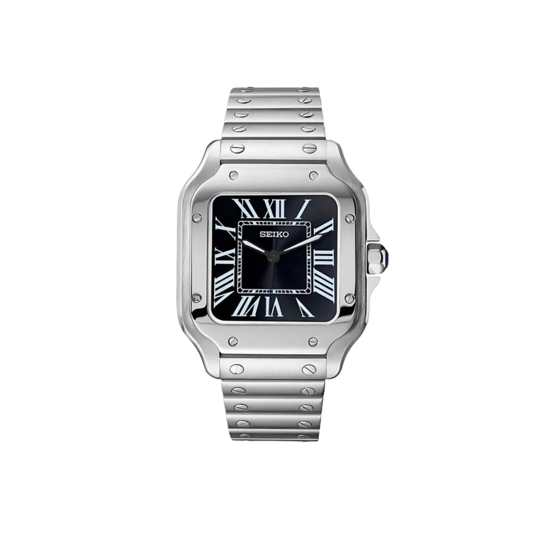 Seiko Mod Santos Black