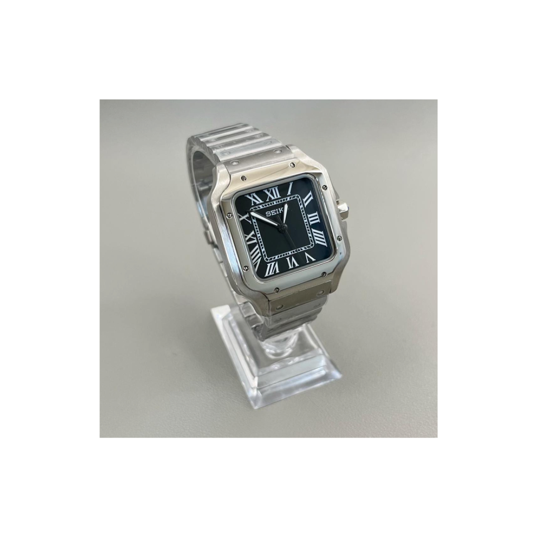 Seiko Mod Santos Black