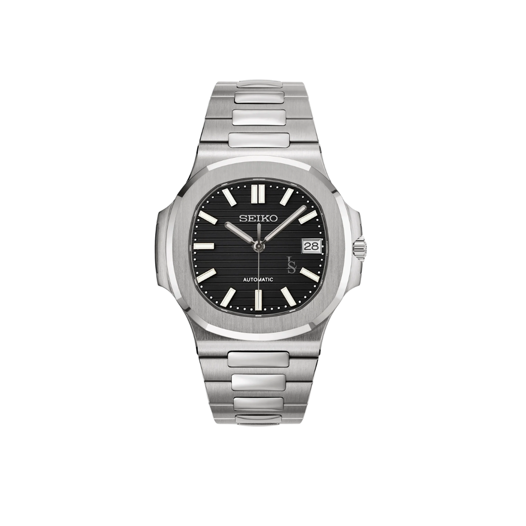 Seiko Mod Nautilus Black 41mm
