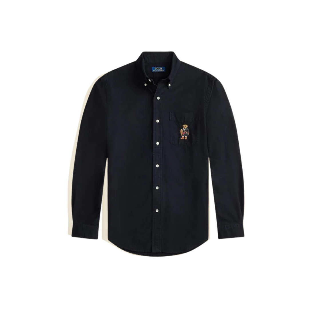 POLO RALPH LAUREN Black Graphic Regular Fit Shirt