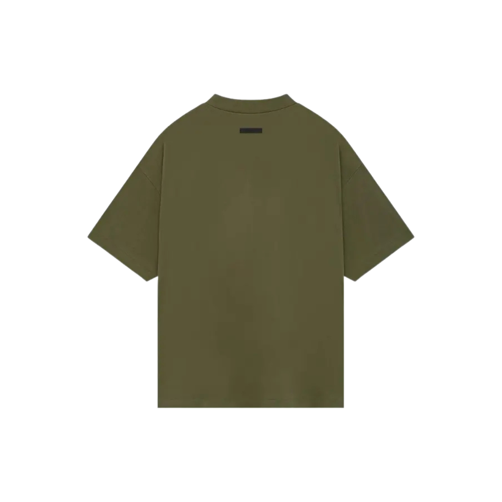 Fear of God Essentials Jersey Crewneck Tee 'Military'