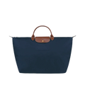 Longchamp Le Pliage Original L Travel bag Navy - Recycled canvas