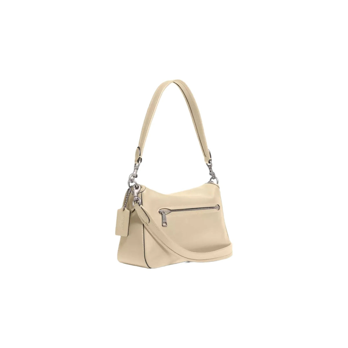 Coach Soft Tabby Shoulder Bag in Silver Ivory