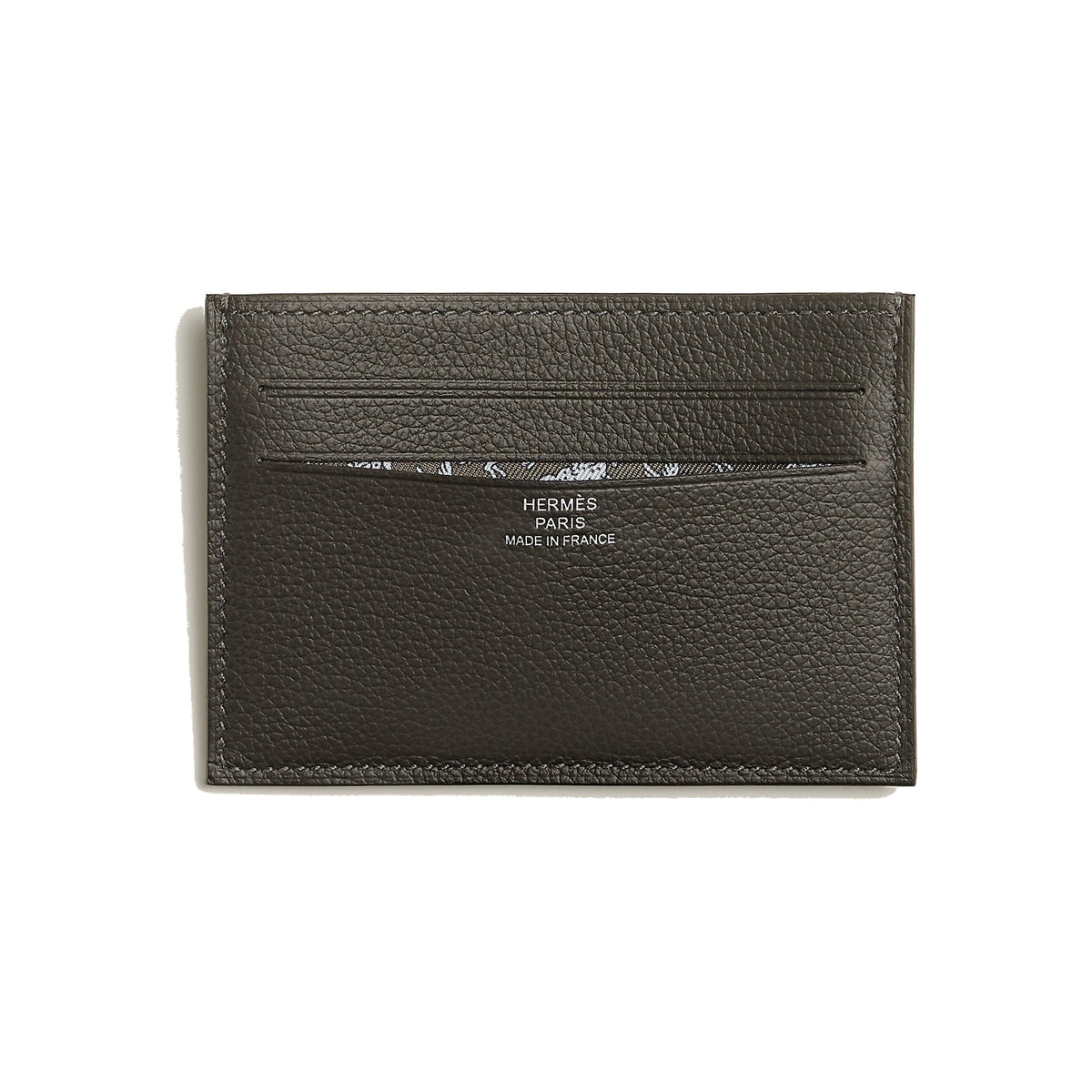 Hermes Citizen Twill Card Holder Gold