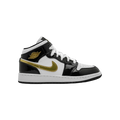 Air Jordan 1 Mid Patent Se 'black Gold'