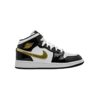 Air Jordan 1 Mid Patent Se 'black Gold'