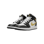 Air Jordan 1 Mid Patent Se 'black Gold'