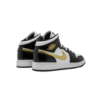 Air Jordan 1 Mid Patent Se 'black Gold'