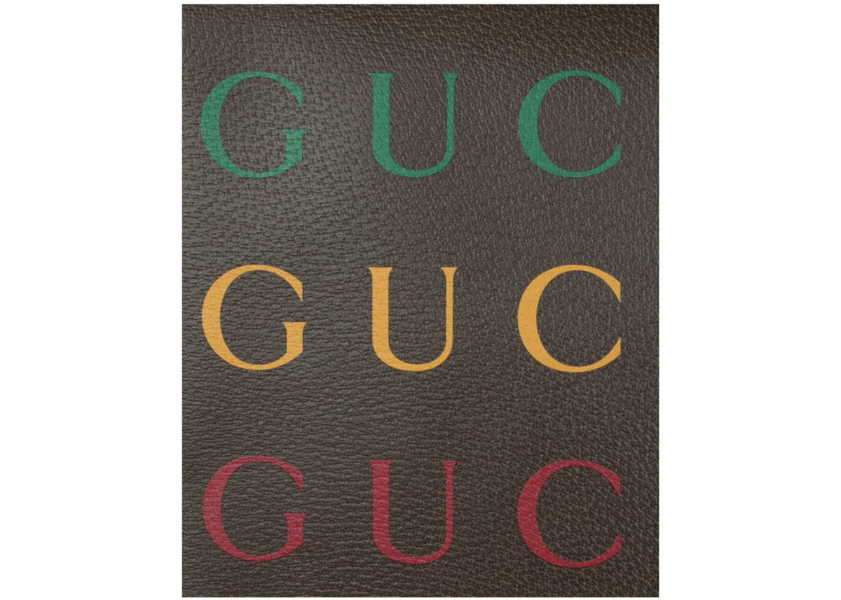 Gucci Aria 100Th Printed Anniversary Tote Brown