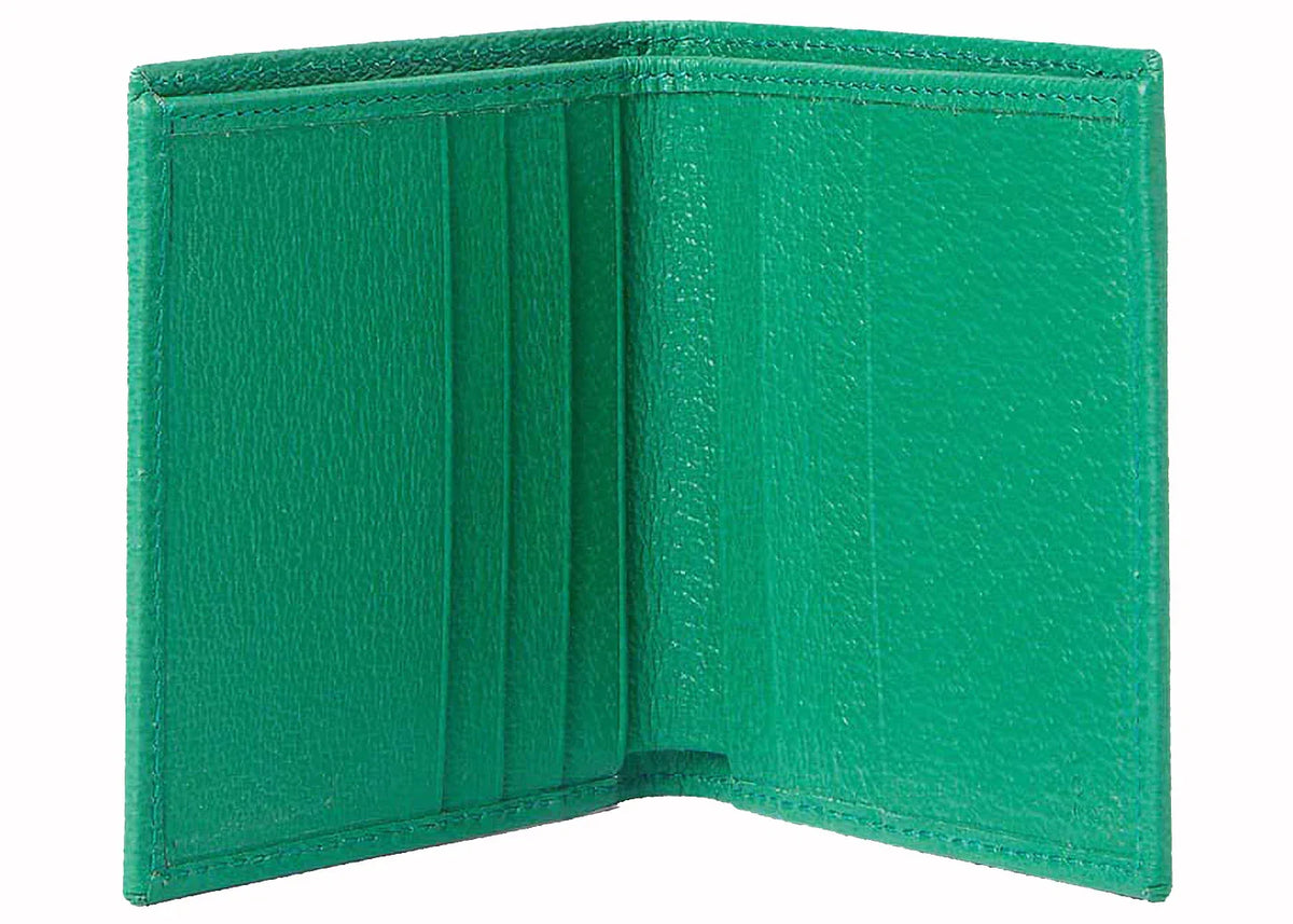 Gucci Gg Crystal Bi-Fold Wallet Green
