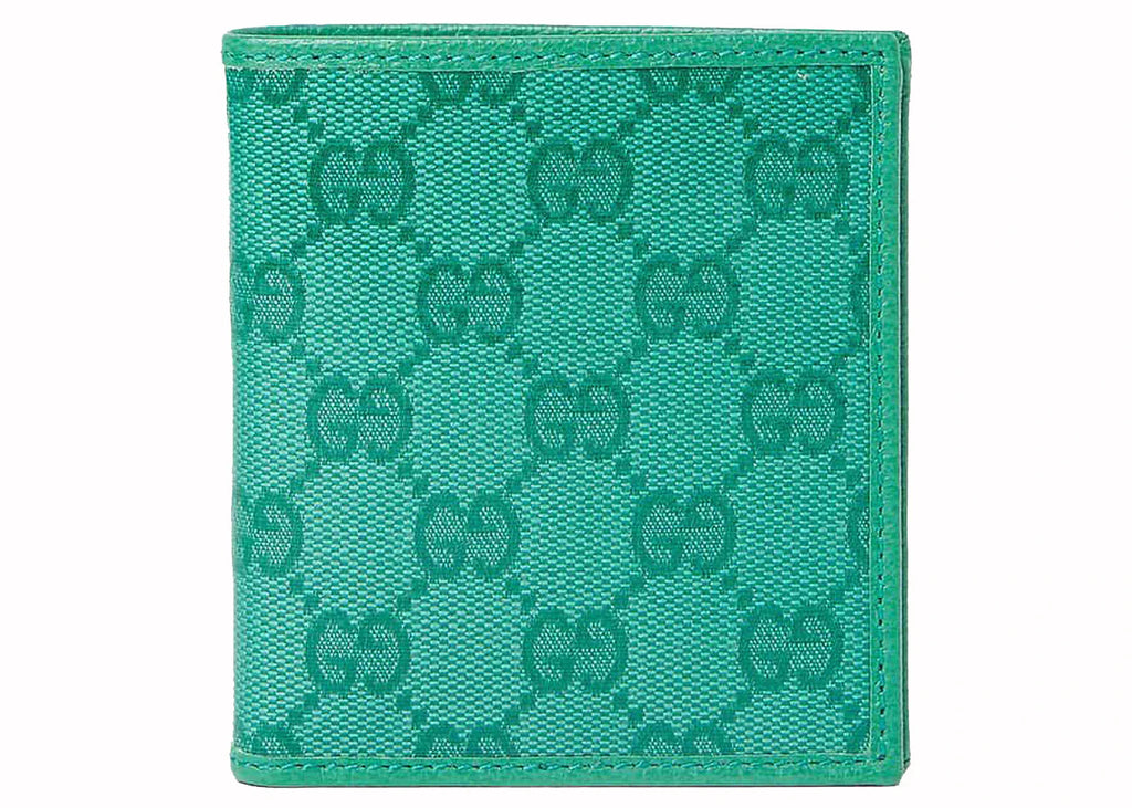 Gucci Gg Crystal Bi-Fold Wallet Green