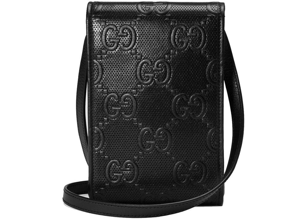 Gucci Gg Embossed Mini Bag Black