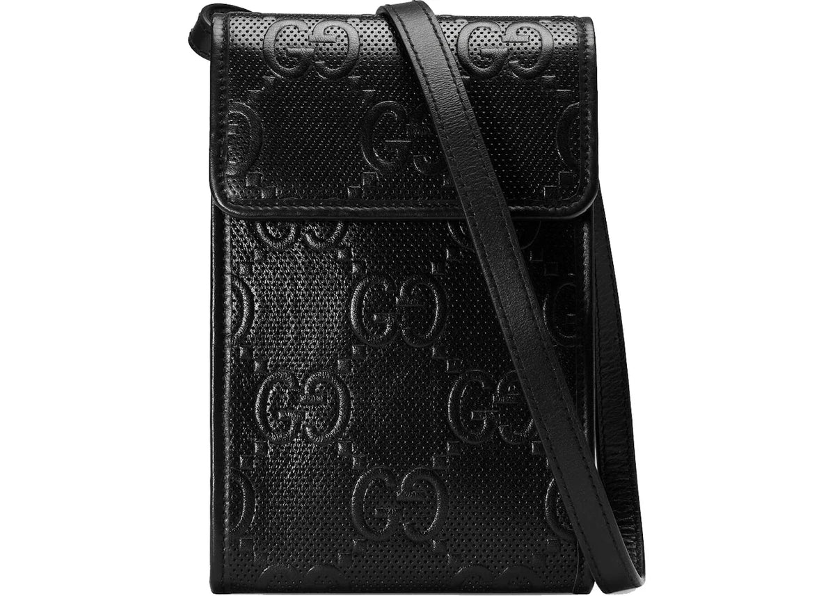 Gucci Gg Embossed Mini Bag Black