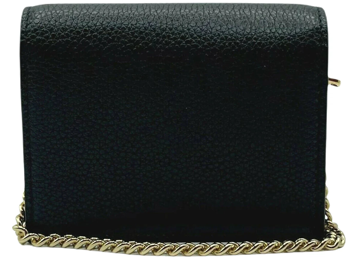Gucci Gg Logo Zumi Bi-Fold Mini Wallet Mini Black
