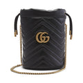 Gucci Gg Marmont Bucket Bag Mini Black