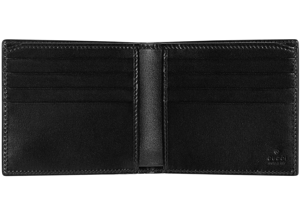 Gucci Gg Marmont Leather Bi-Fold Wallet Black